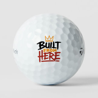 誇りと本物らしさの表現「Built From Here」 ゴルフボール