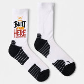 誇りと本物らしさの表現「Built From Here」 ソックス (右)