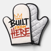 誇りと本物らしさの表現「Built From Here」 鍋つかみ (正面/裏面)