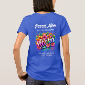 "誇りな母より　卒業おめでとう" アロハ卒業おめでとう Tシャツ (裏面)