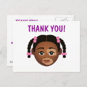 #誇りに思う私の自然な姿 自分の肌色を選ぼう ありがとう ポストカード (正面/裏面)