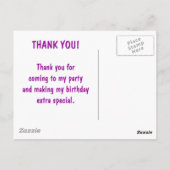 #誇りに思う私の自然な姿 自分の肌色を選ぼう ありがとう ポストカード (裏面)