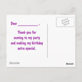 #誇りに思う私の自然な姿 自分の肌色を選ぼう ありがとう ポストカード (裏面)