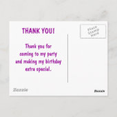 #誇りに思う私の自然な美しさ 自分の肌色を選ぼう ありがとう ポストカード (裏面)