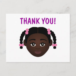 #誇りに思う私の自然な美しさ 自分の肌色を選ぼう ありがとう ポストカード