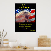 誇りは勇敢なアメリカの精神を凌駕する ポスター (キッチン)
