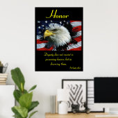 誇りは知恵と愛国心の体現である ポスター (ホームオフィス)