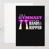 誇りをもって私は体操選手です 招待状 (正面/裏面)