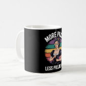 誇りをもっと偏見を少なく LGBTQ ゲイプライド アライ コーヒーマグカップ (正面左)