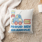 誇りを持ったおばあちゃん男の子のプレゼント クッション (ブランケット)