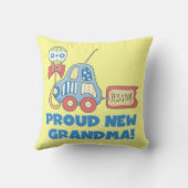 誇りを持ったおばあちゃん男の子のプレゼント クッション (裏面)