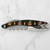 誇りを持ったおもしろいChili On Fire 与え Thumbの消防士 ソムリエナイフ (裏面)