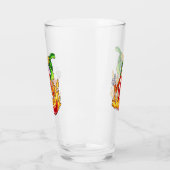 誇りを持ったおもしろいChili On Fire 与え Thumbの消防士 タンブラーグラス (左)