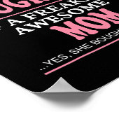 誇りを持ったお母さんの素晴らし娘 ポスター (角)