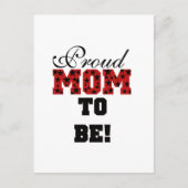 誇りを持ったお母さんTシャツとプレゼント ポストカード (正面)