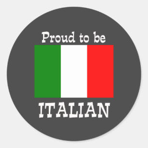 誇りを持ったすイタリアンる ラウンドシール