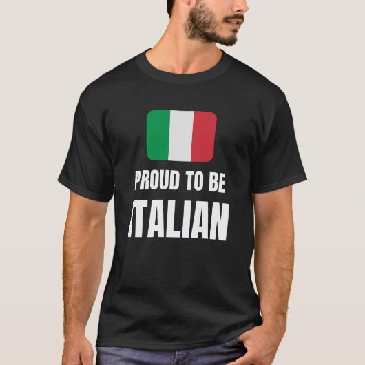 誇りを持ったすイタリアンる Tシャツ (正面)