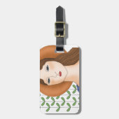 誇りを持ったすオーガニックる ラゲッジタグ (正面縦)