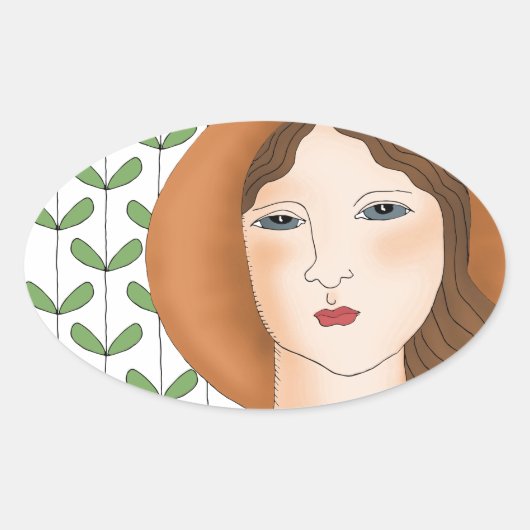 誇りを持ったすオーガニックる 楕円形シール (正面)