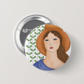 誇りを持ったすオーガニックる 缶バッジ (正面&裏面)