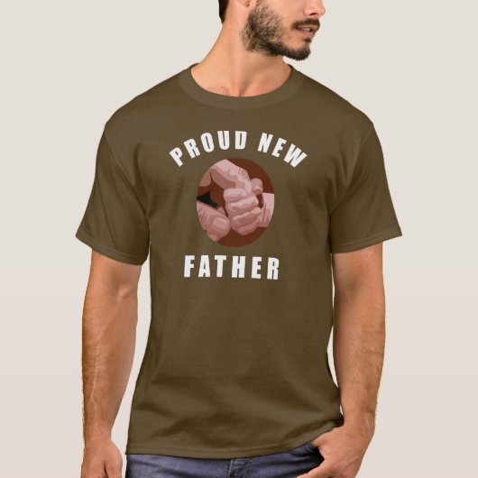 誇りを持ったで新しい父のTシャツ Tシャツ (正面)