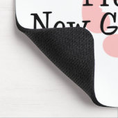 誇りを持ったで新しい祖母の女の赤ちゃんの足跡 マウスパッド (コーナー)