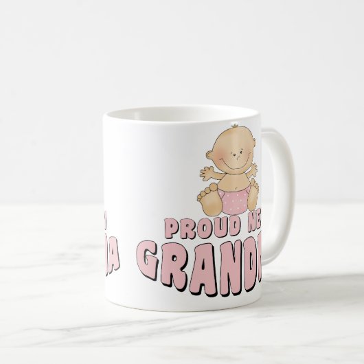 誇りを持ったで新しい祖母のTシャツ コーヒーマグカップ (正面右)