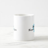 誇りを持ったで新しい祖父の女の赤ちゃんの足跡 コーヒーマグカップ (中央)