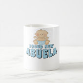 誇りを持ったで新しいABUELAの男の子のマグ コーヒーマグカップ (中央)