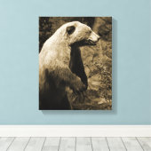 誇りを持ったなくま キャンバスプリント (インサイチュ (ウッドフロア))