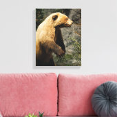 誇りを持ったなくま キャンバスプリント (インサイチュ (リビング))