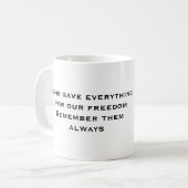 誇りを持ったなアメリカのマグ コーヒーマグカップ (正面左)