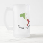 誇りを持ったなイタリア語によって曇らされるビールのジョッキ フロストグラスビールジョッキ (左)