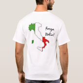 誇りを持ったなイタリア Tシャツ (裏面)