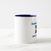 誇りを持ったなスウェーデン語Mormor (祖母) ツートーンマグカップ (中央)