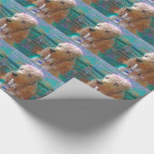 誇りを持ったなプードル ラッピングペーパー (角)