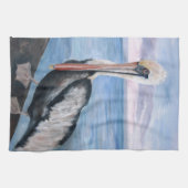 誇りを持ったなペリカンの台所タオル キッチンタオル (横)