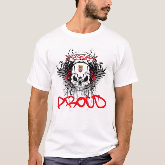 誇りを持ったなポルトガル筋肉ワイシャツ Tシャツ (正面)
