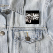 誇りを持ったなライオンの#Brexitは日付24/06/2016をカスタマイズ 缶バッジ (インサイチュ)