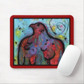 誇りを持ったなワシのマウスパッド- 9.25" x 7.75" マウスパッド (マウス)