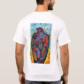 "誇りを持ったなワシ"のワイシャツ Tシャツ (裏面)