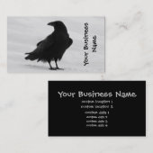 誇りを持ったなワタリガラス 名刺 (正面/裏面)