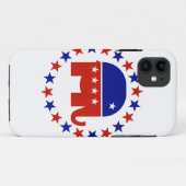 誇りを持ったな共和党の円の星 Case-Mate iPhoneケース (裏面(横))