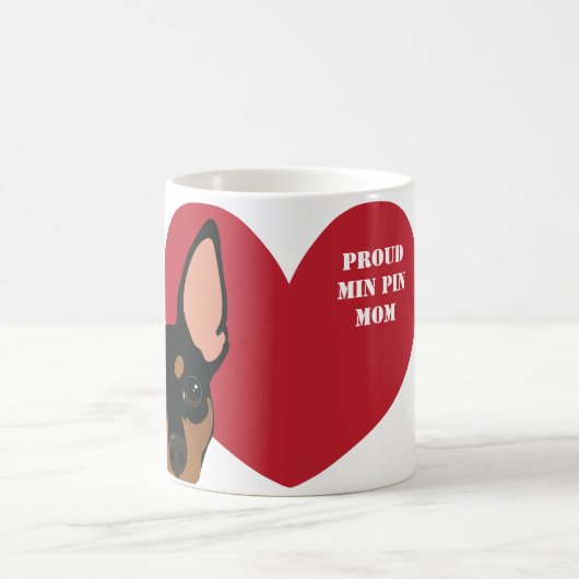 誇りを持ったな分PINのお母さん/パパのクラシックなコーヒー・マグ コーヒーマグカップ (中央)