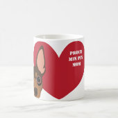 誇りを持ったな分PINのお母さん/パパのクラシックなコーヒー・マグ コーヒーマグカップ (中央)