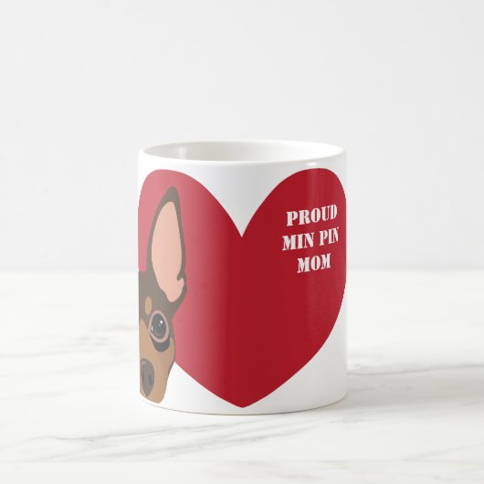 誇りを持ったな分PINのお母さん/パパのクラシックなコーヒー・マグ コーヒーマグカップ (中央)