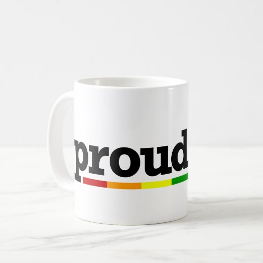 誇りを持ったな同盟国のマグ コーヒーマグカップ (正面左)