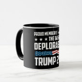 誇りを持ったな嘆かわしいのための最も最高のなマグ! ドナルド・トランプのため! マグカップ (正面左)