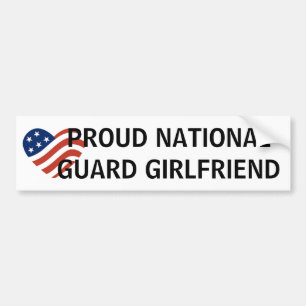 誇りを持ったな国家警備隊GFのバンパーステッカー バンパーステッカー