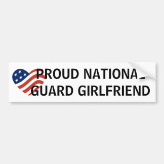 誇りを持ったな国家警備隊GFのバンパーステッカー バンパーステッカー
